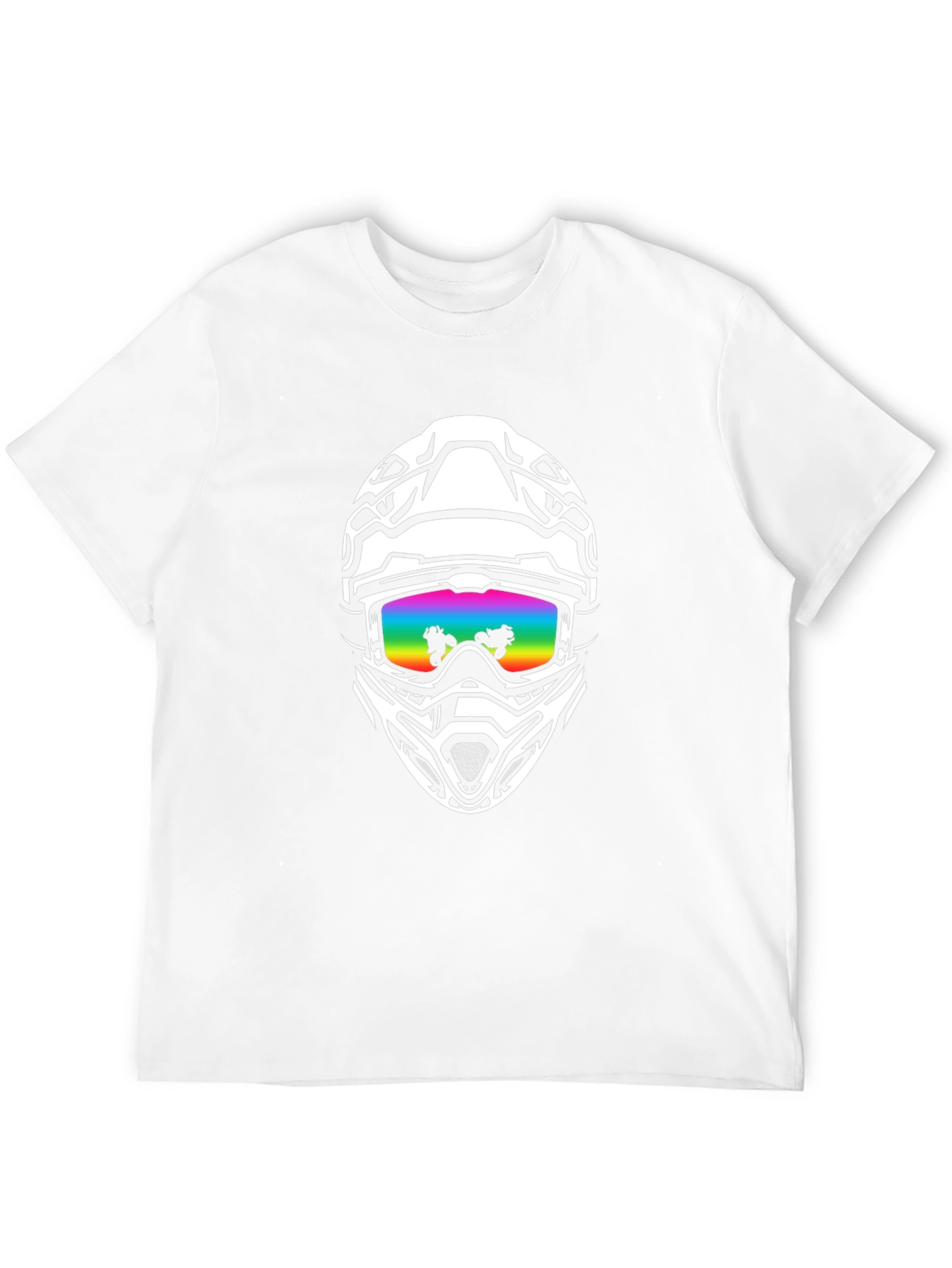 Black Helmet Graphic Tee - Ride in Style!