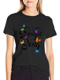 Faith-Inspired Butterfly Graphic T-Shirt