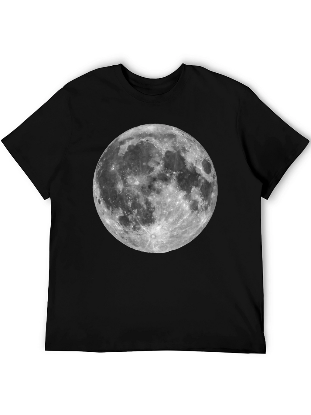 Moon Graphic Black T-Shirt - Celestial Style