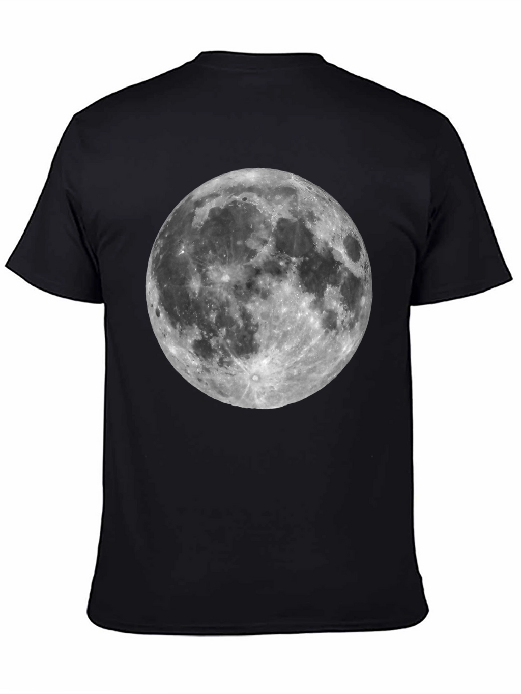 Moon Graphic Black T-Shirt - Celestial Style