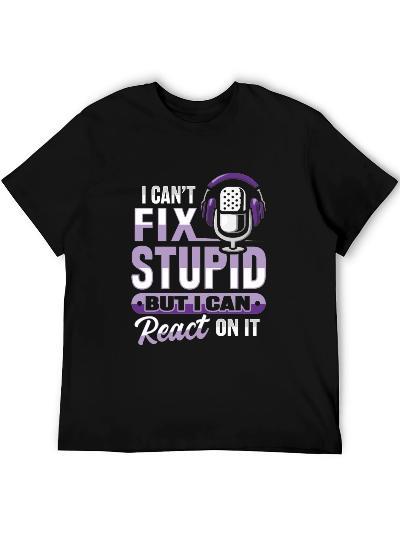 Funny Podcast Reaction T-Shirt