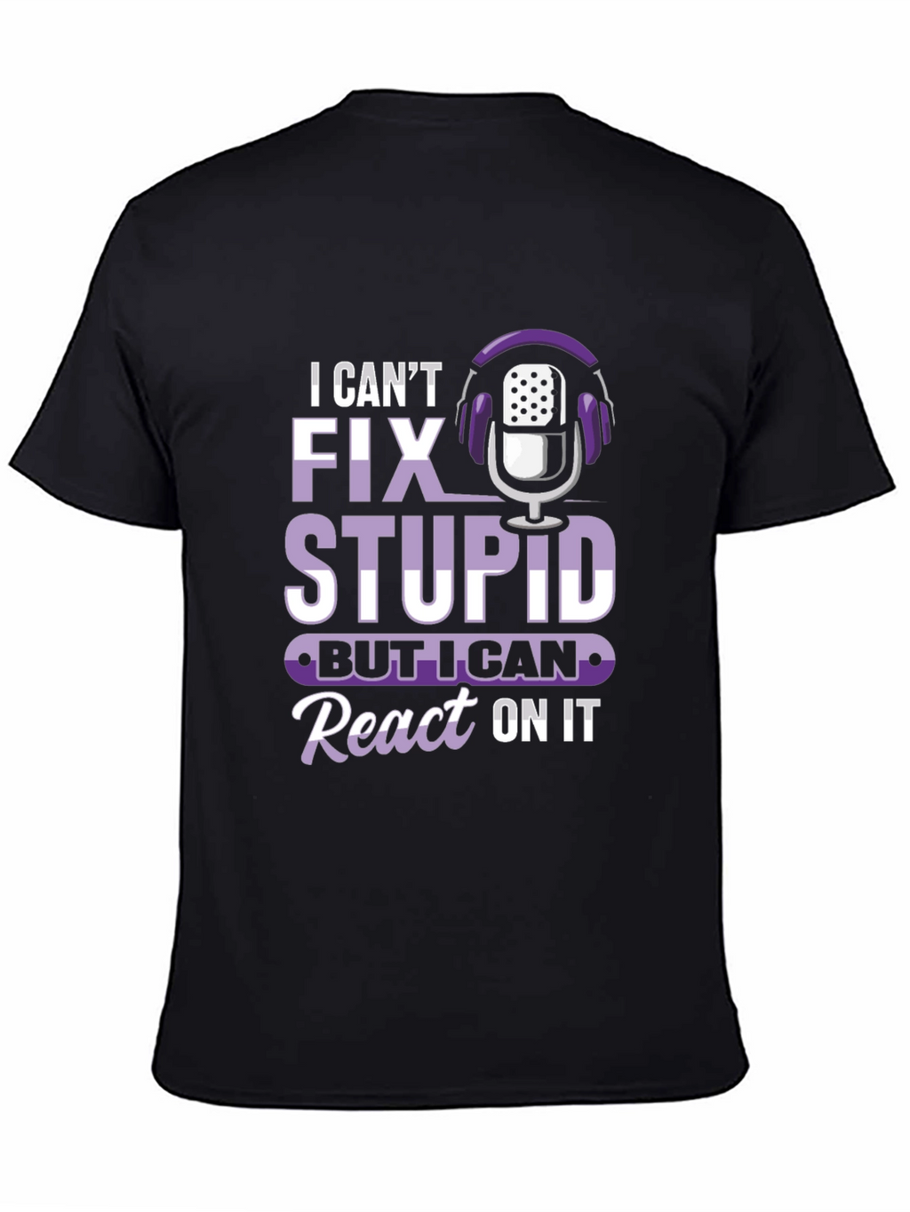 Funny Podcast Reaction T-Shirt