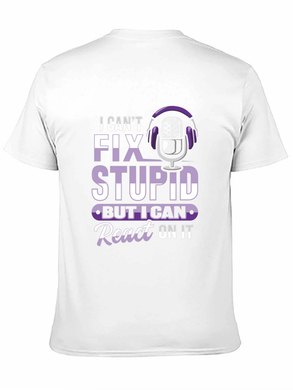 Funny Podcast Reaction T-Shirt