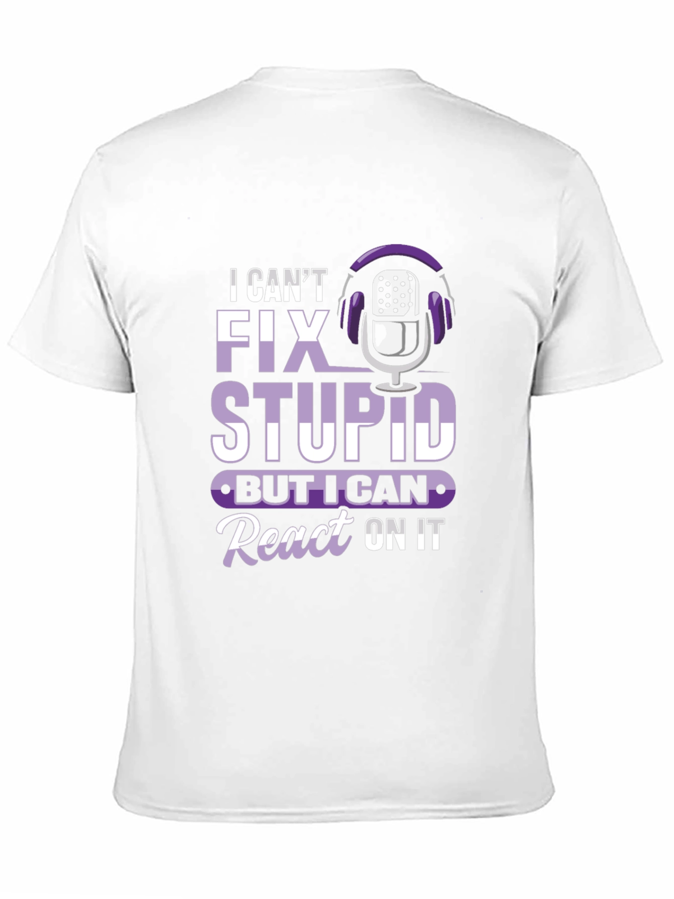 Funny Podcast Reaction T-Shirt