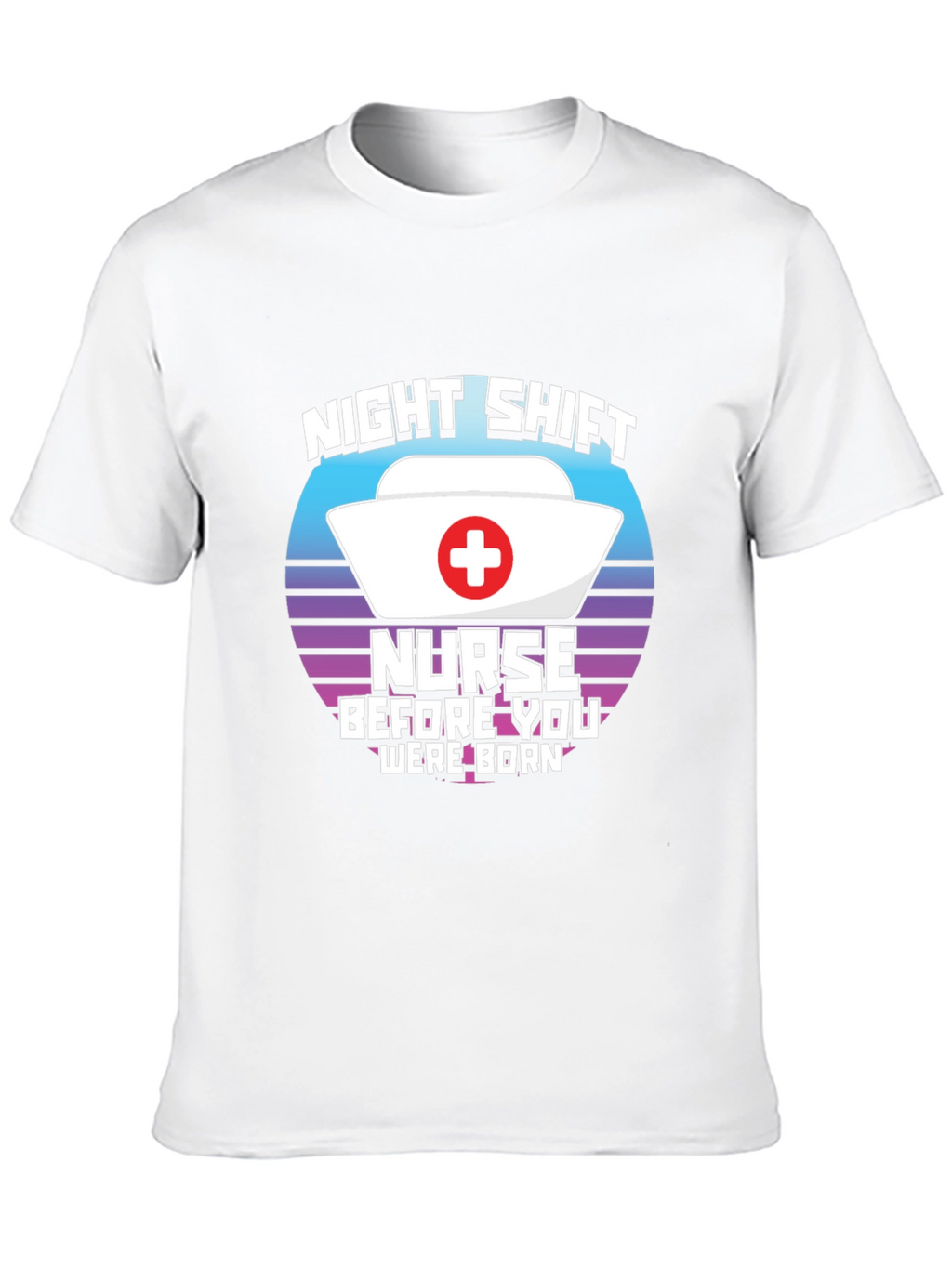 Night Shift Nurse T-Shirt Retro Design
