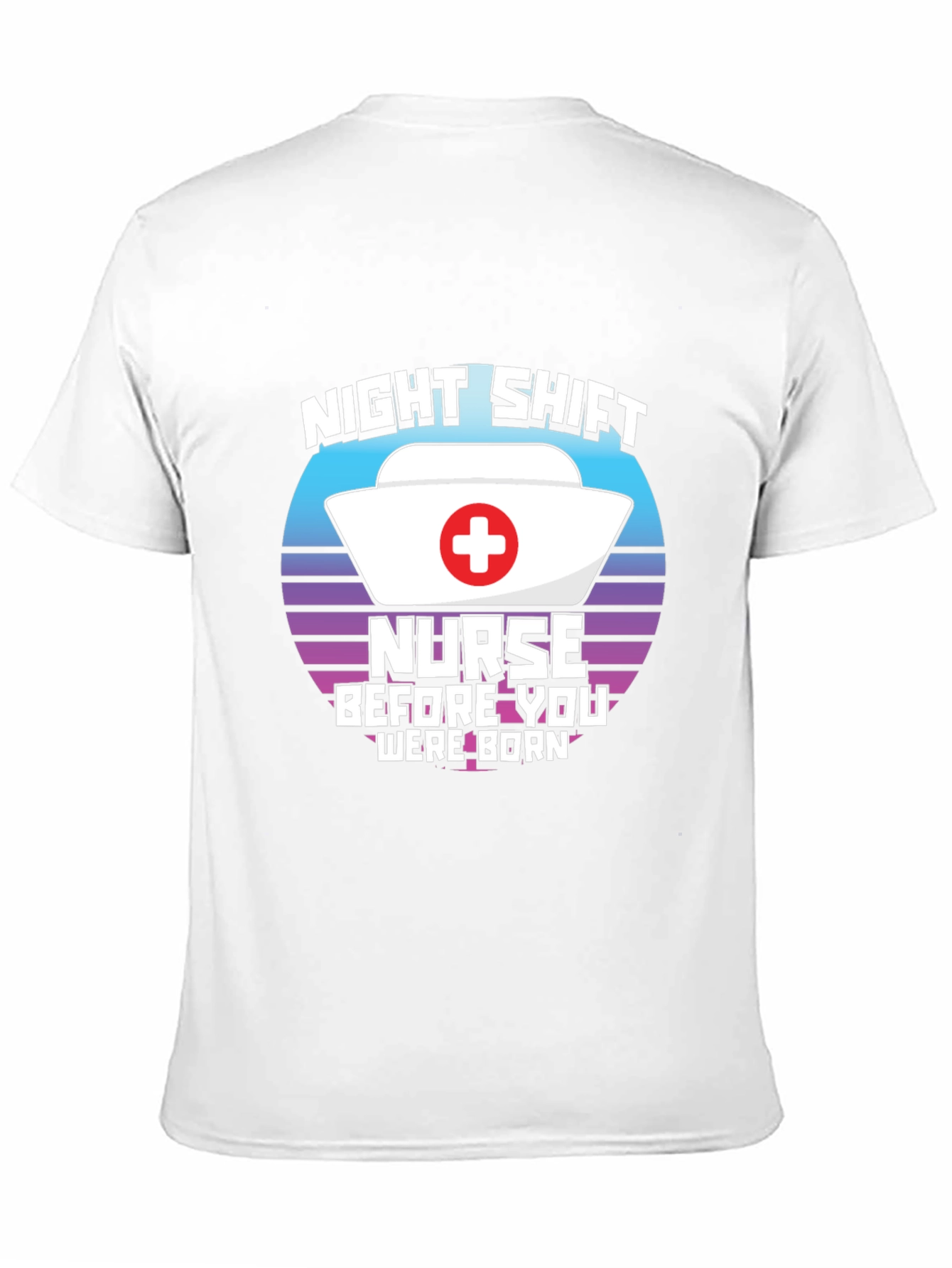 Night Shift Nurse T-Shirt Retro Design