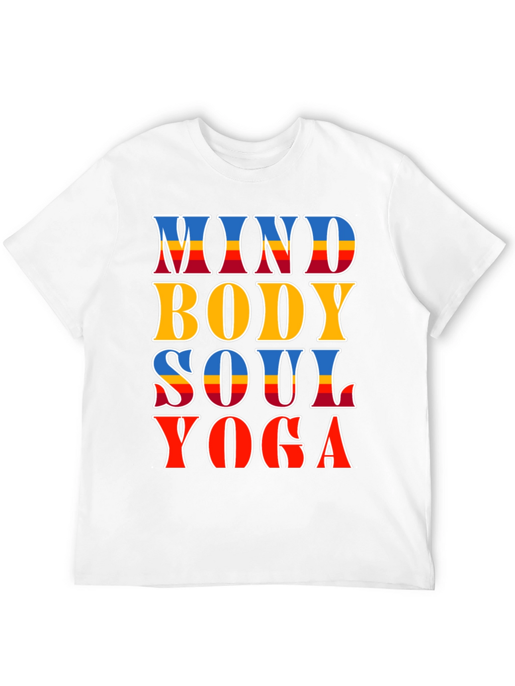 Mind Body Soul Yoga T-Shirt - Spiritual Comfort
