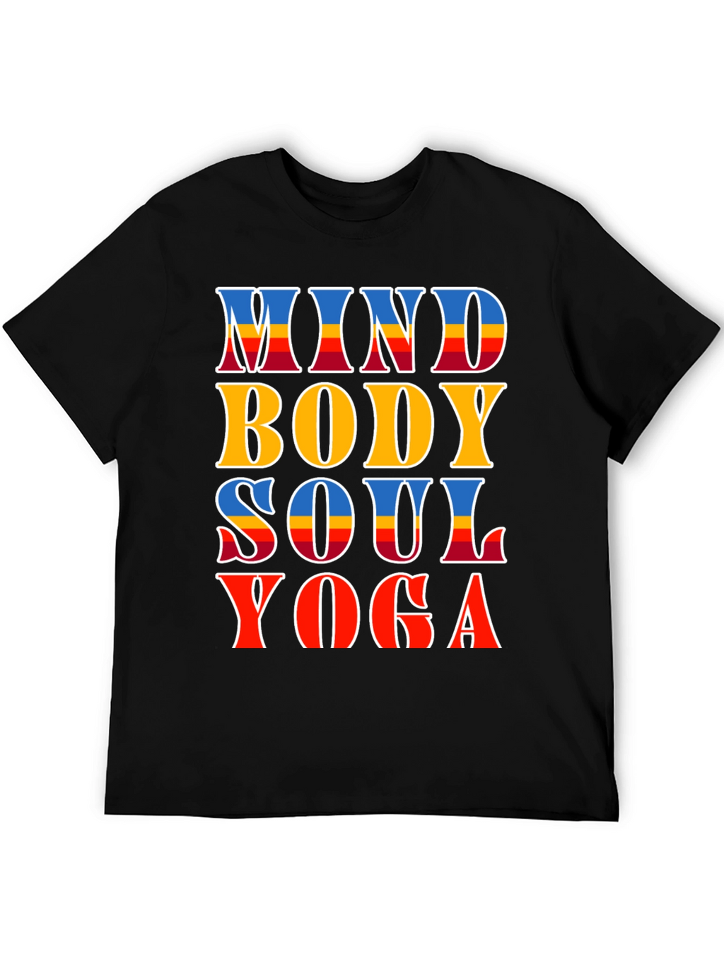 Mind Body Soul Yoga T-Shirt - Spiritual Comfort