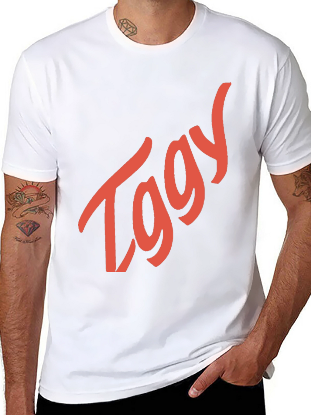 Ziggy Script Black T-Shirt
