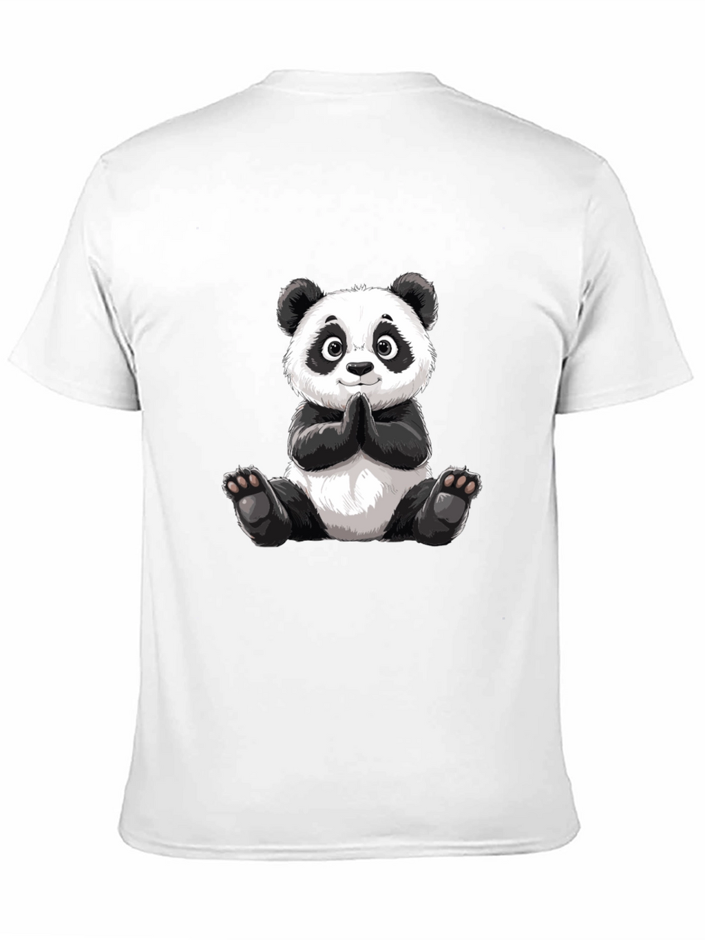 Cute Panda Graphic Tee - Soft Cotton Blend