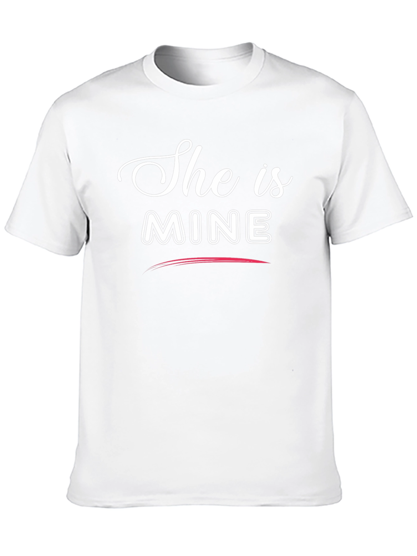 She Is Mine Matching Couple T-Shirt