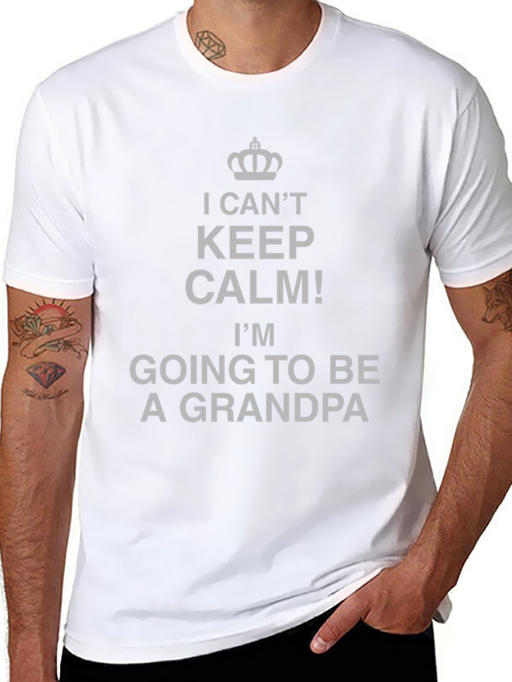 I Cant Keep Calm! Grandpa T-Shirt