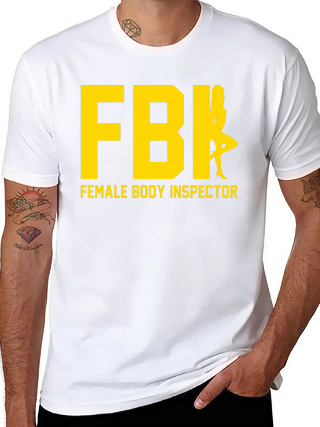 FBI Female Body Inspector Humor T-Shirt