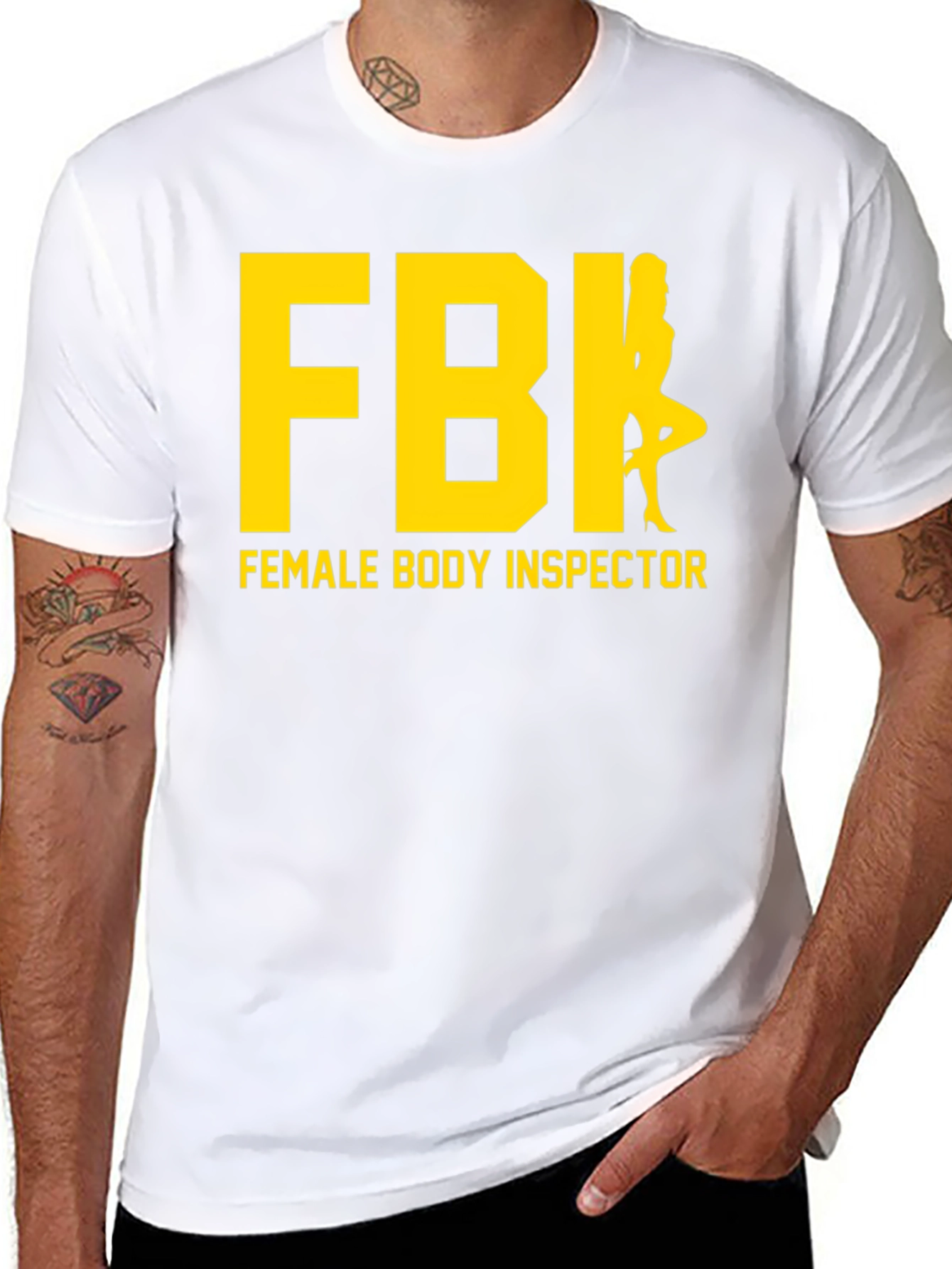 FBI Female Body Inspector Humor T-Shirt