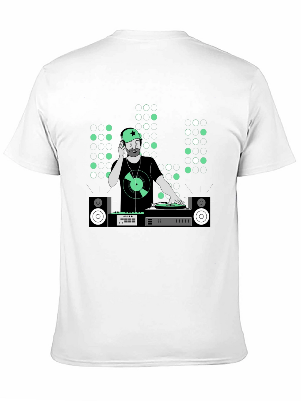 DJ Graphic Tee - Music Lover Black T-Shirt