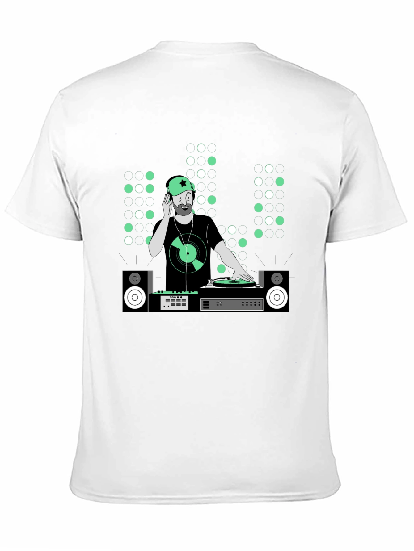 DJ Graphic Tee - Music Lover Black T-Shirt