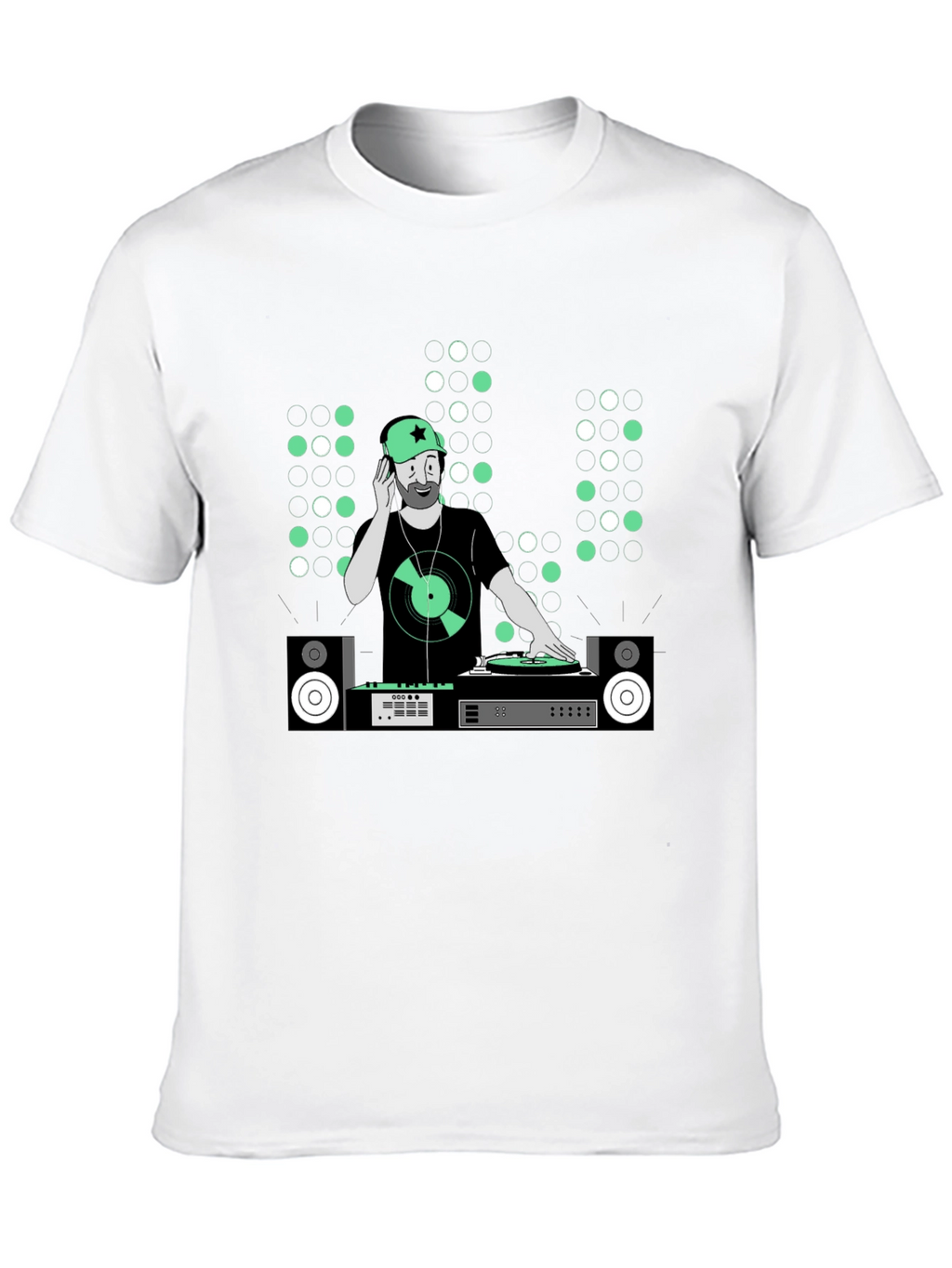 DJ Graphic Tee - Music Lover Black T-Shirt