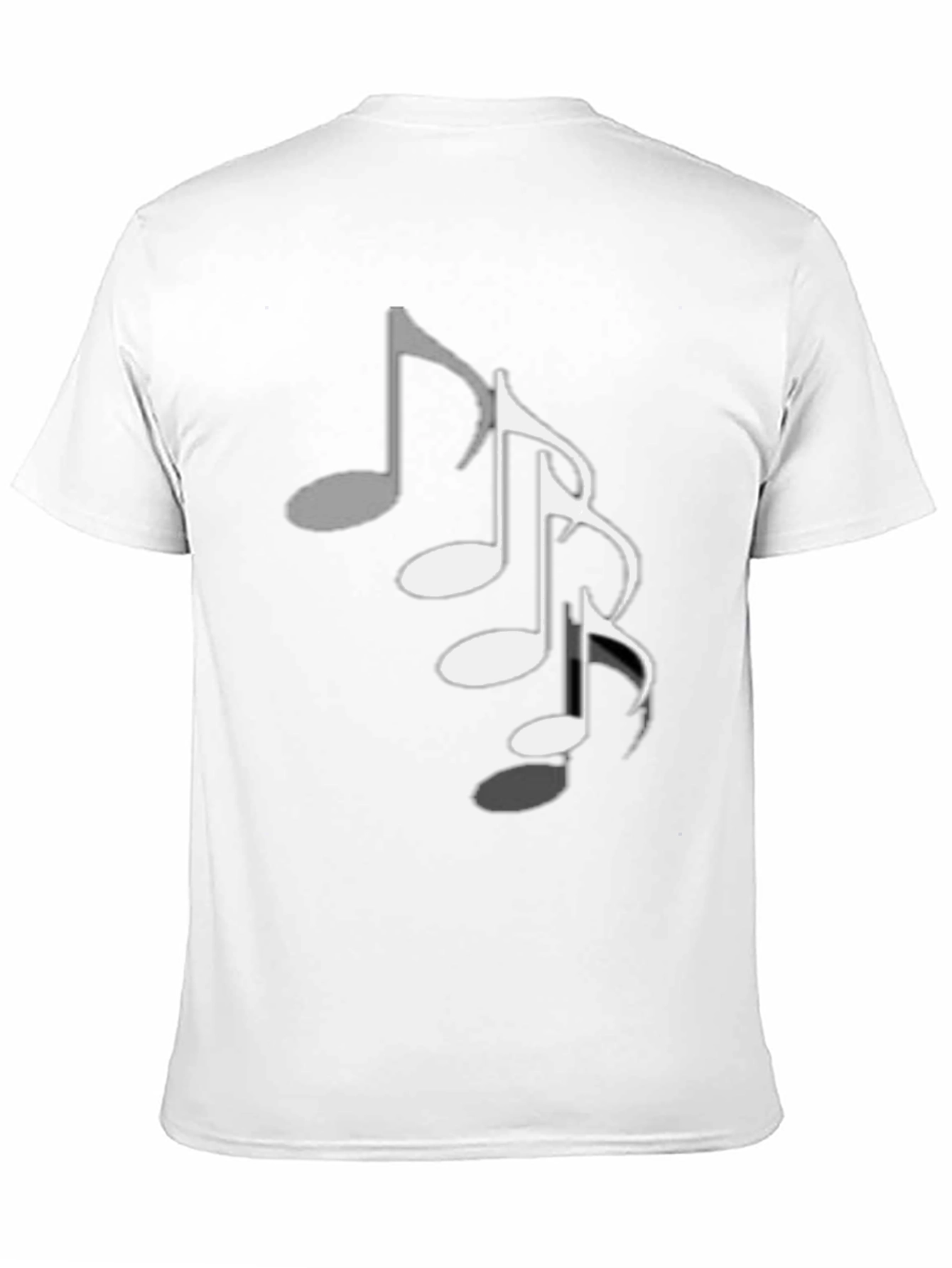 Musical Note Graphic Print Tee