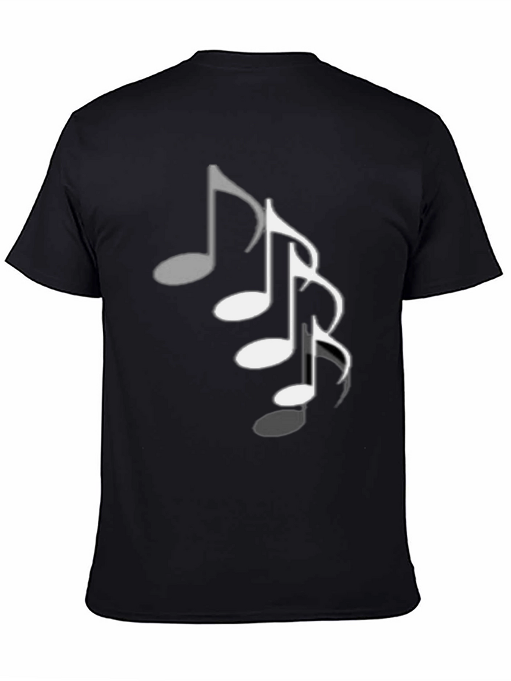 Musical Note Graphic Print Tee