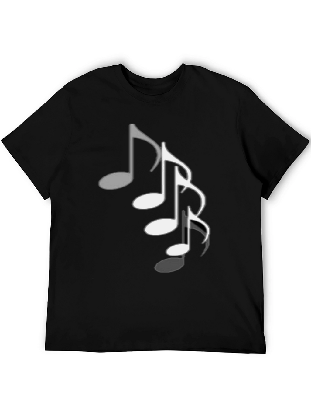 Musical Note Graphic Print Tee