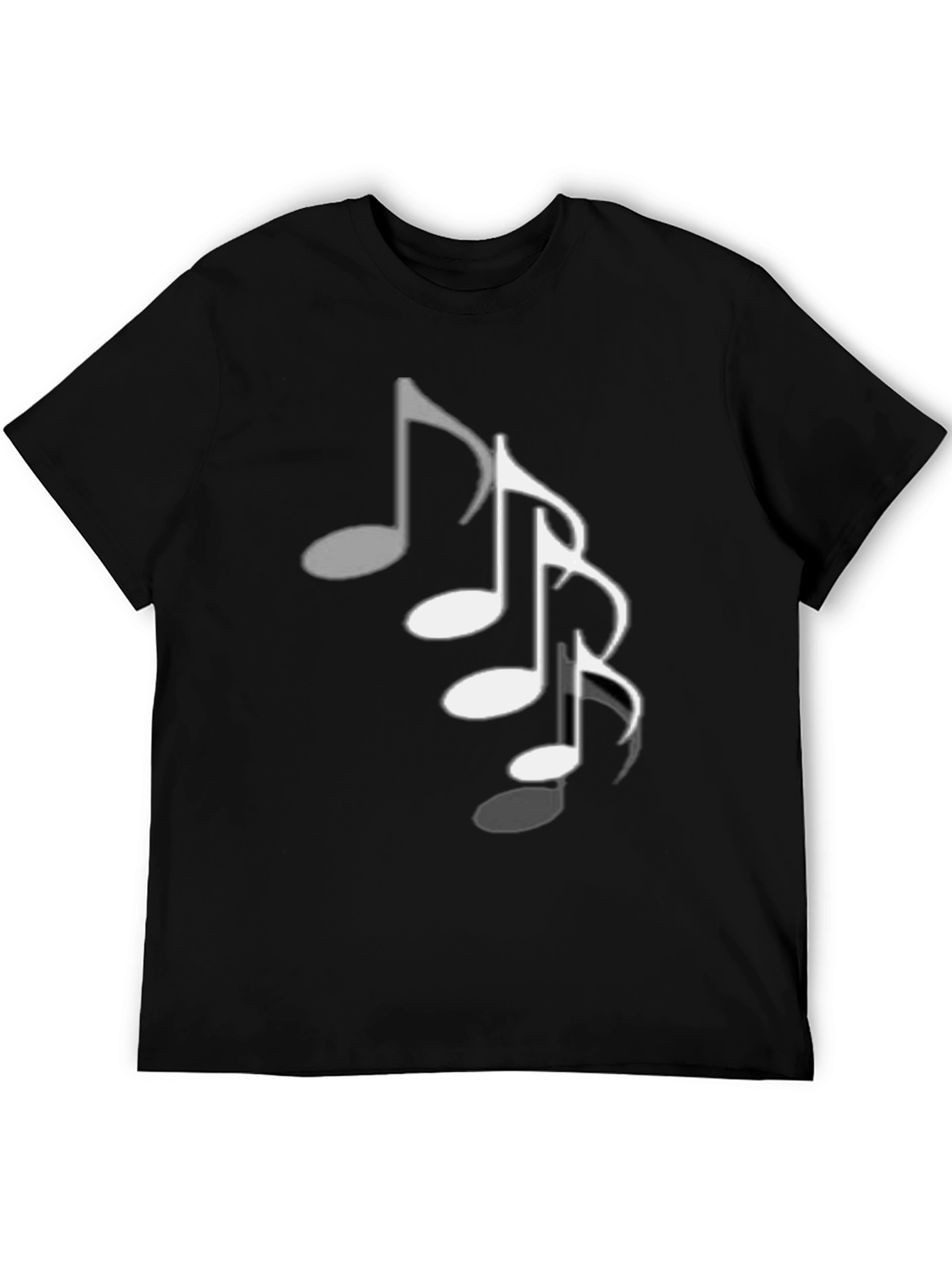 Musical Note Graphic Print Tee