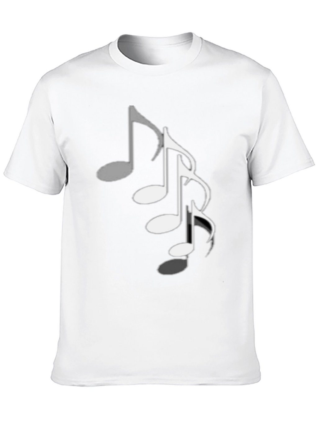 Musical Note Graphic Print Tee
