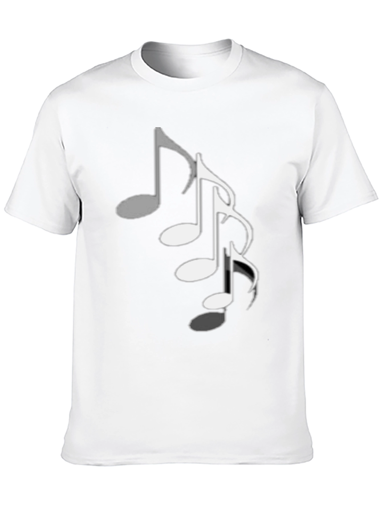 Musical Note Graphic Print Tee