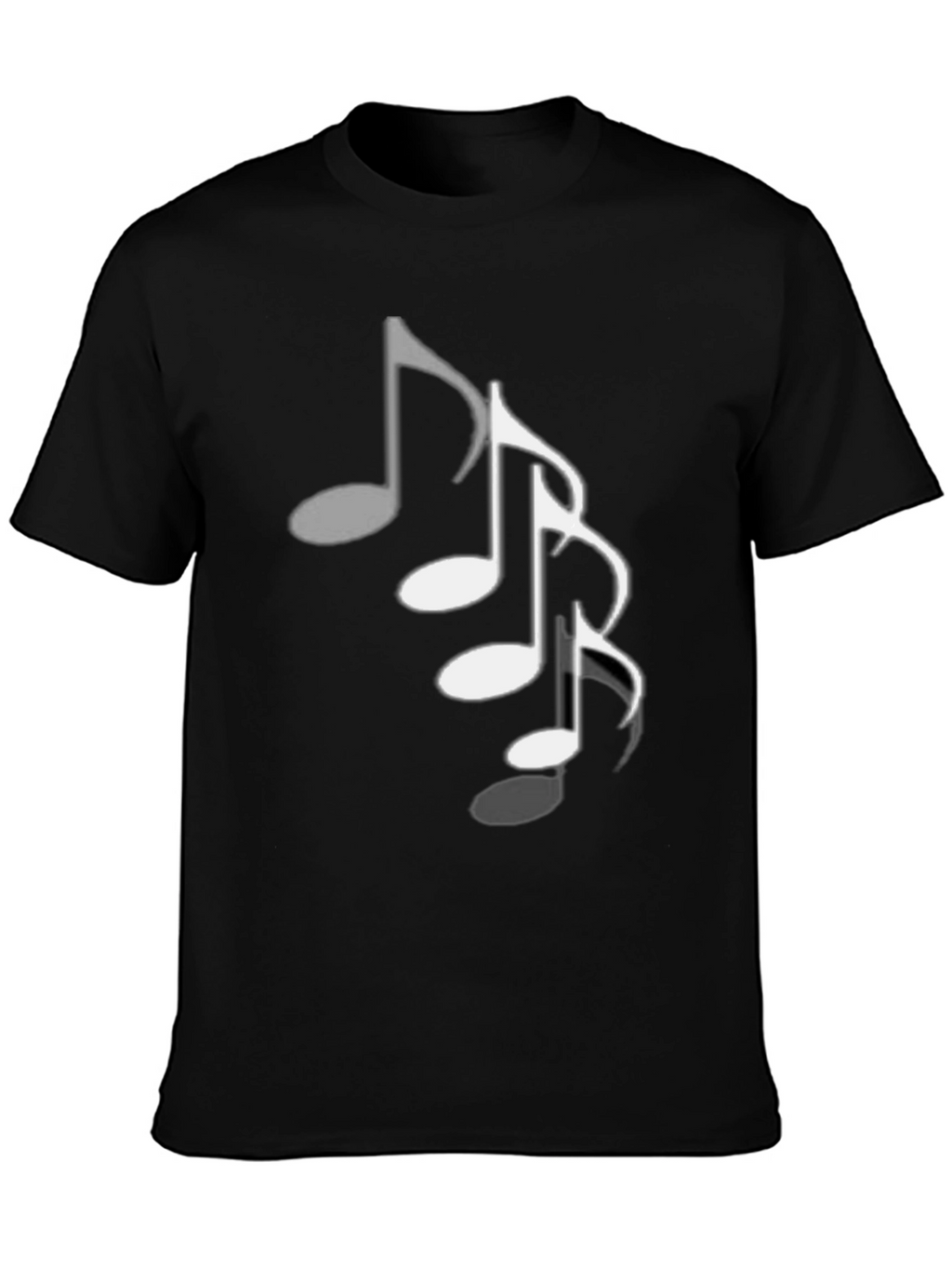 Musical Note Graphic Print Tee