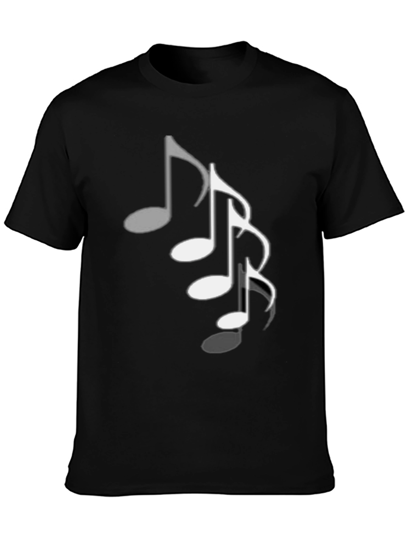 Musical Note Graphic Print Tee