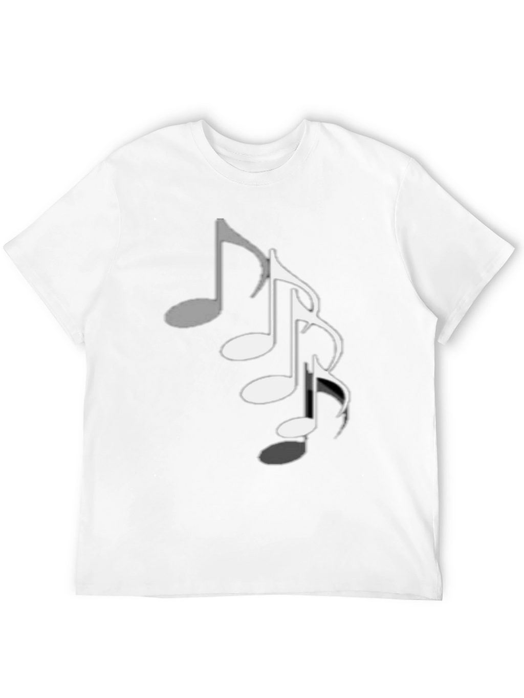 Musical Note Graphic Print Tee
