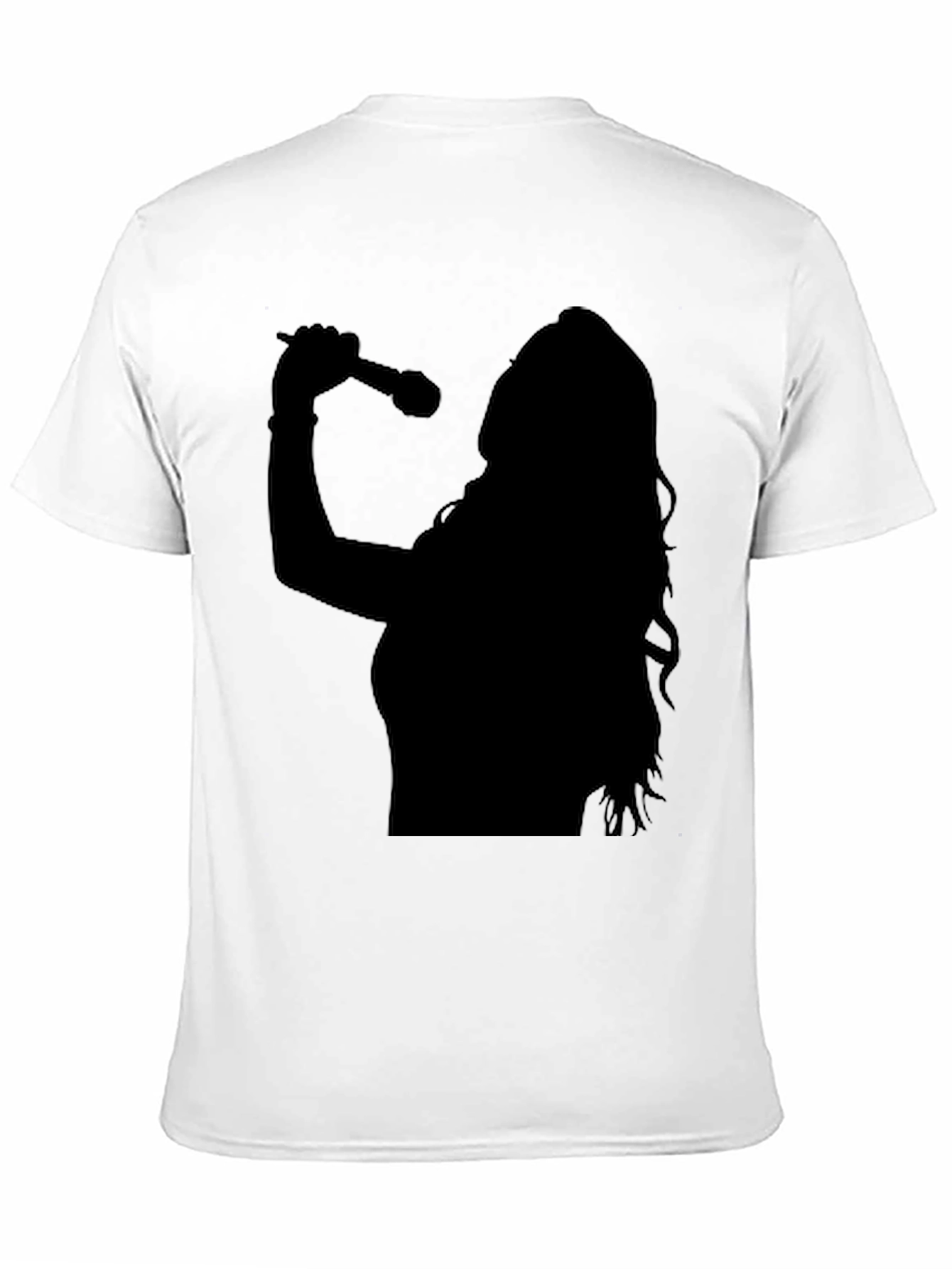 Silhouette Singer Graphic Tee - Black