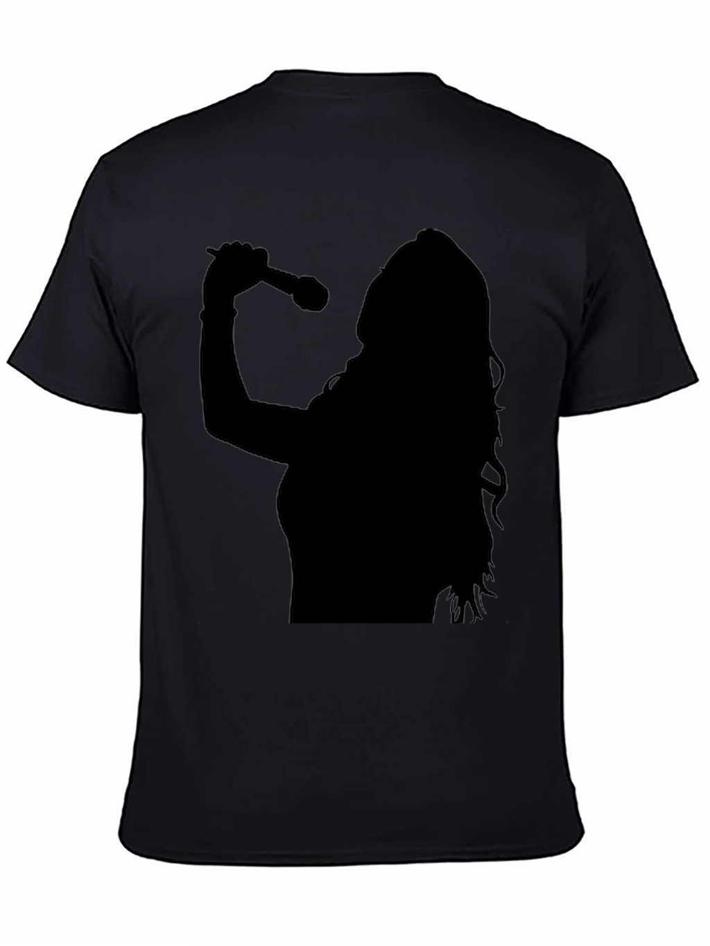 Silhouette Singer Graphic Tee - Black