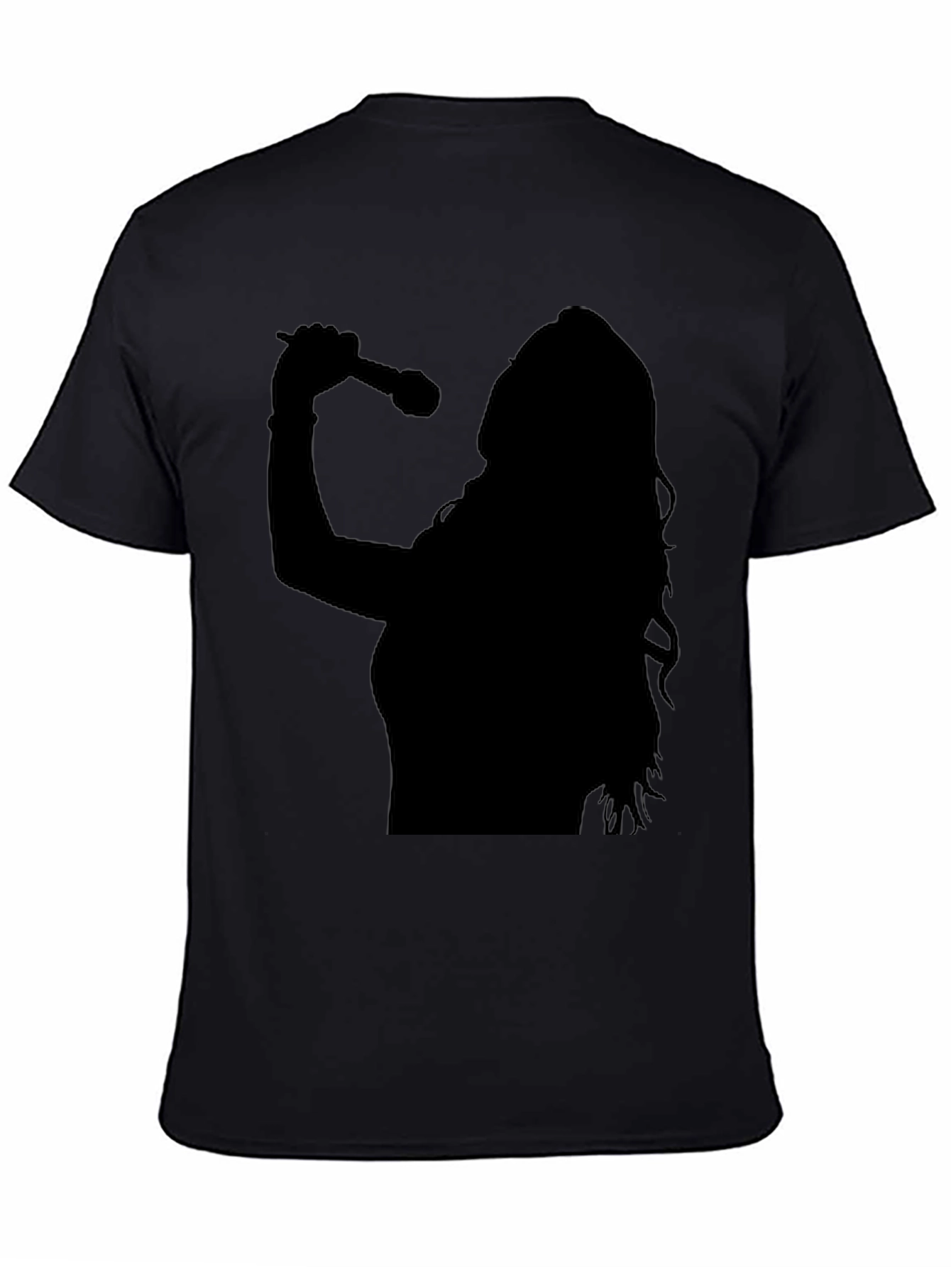 Silhouette Singer Graphic Tee - Black