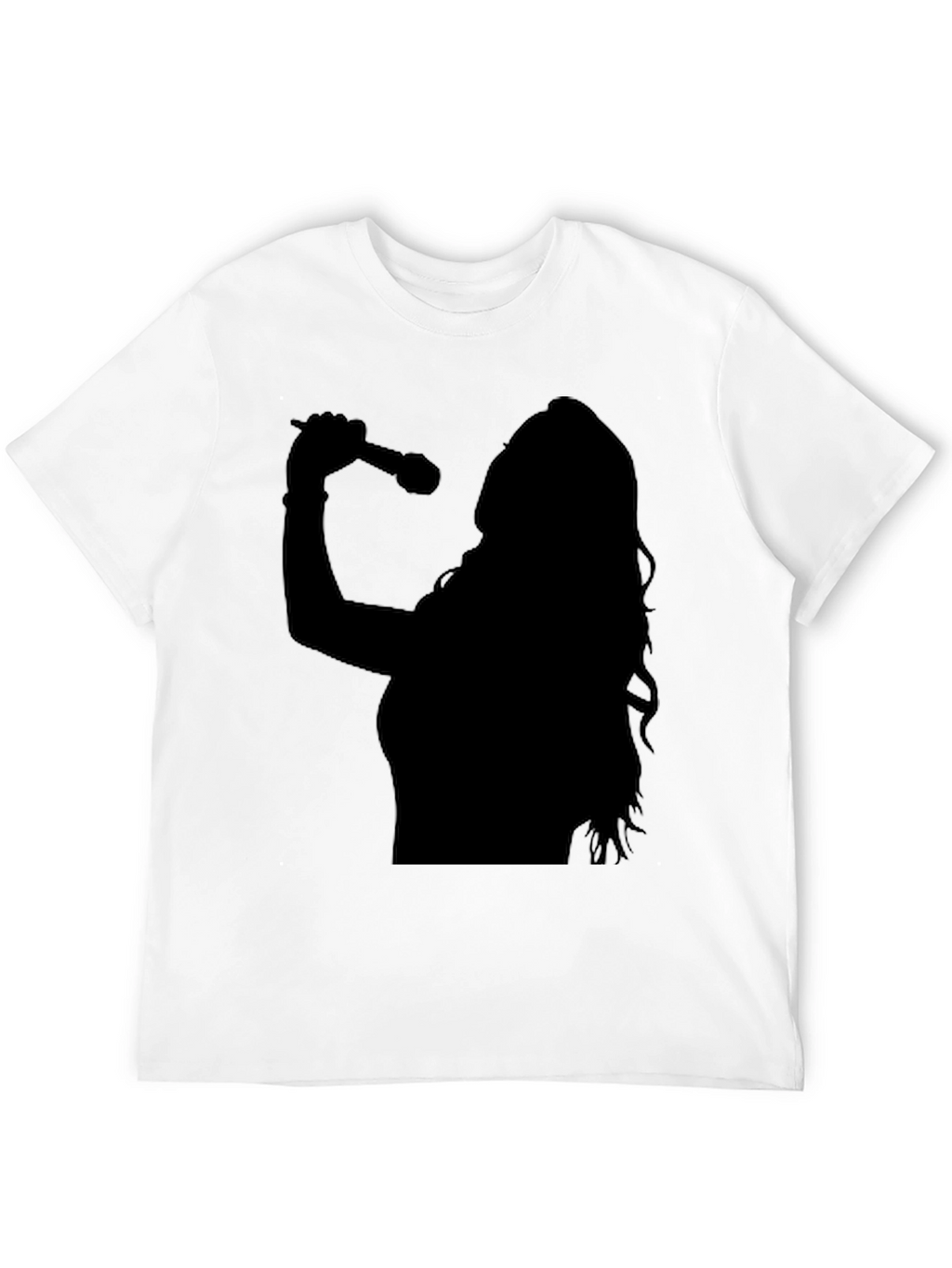 Silhouette Singer Graphic Tee - Black