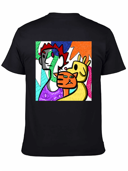 Abstract Art T-Shirt - Modern Graphic Tee