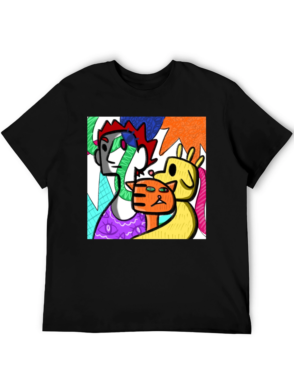 Abstract Art T-Shirt - Modern Graphic Tee