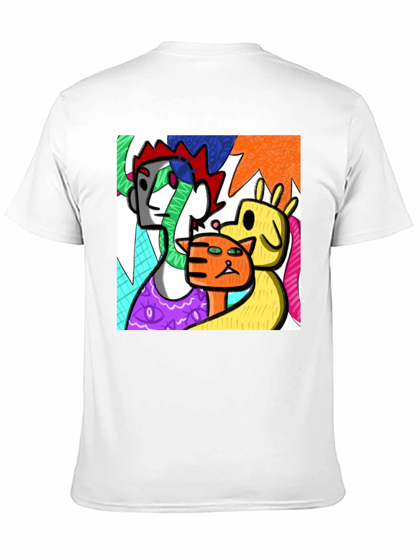 Abstract Art T-Shirt - Modern Graphic Tee