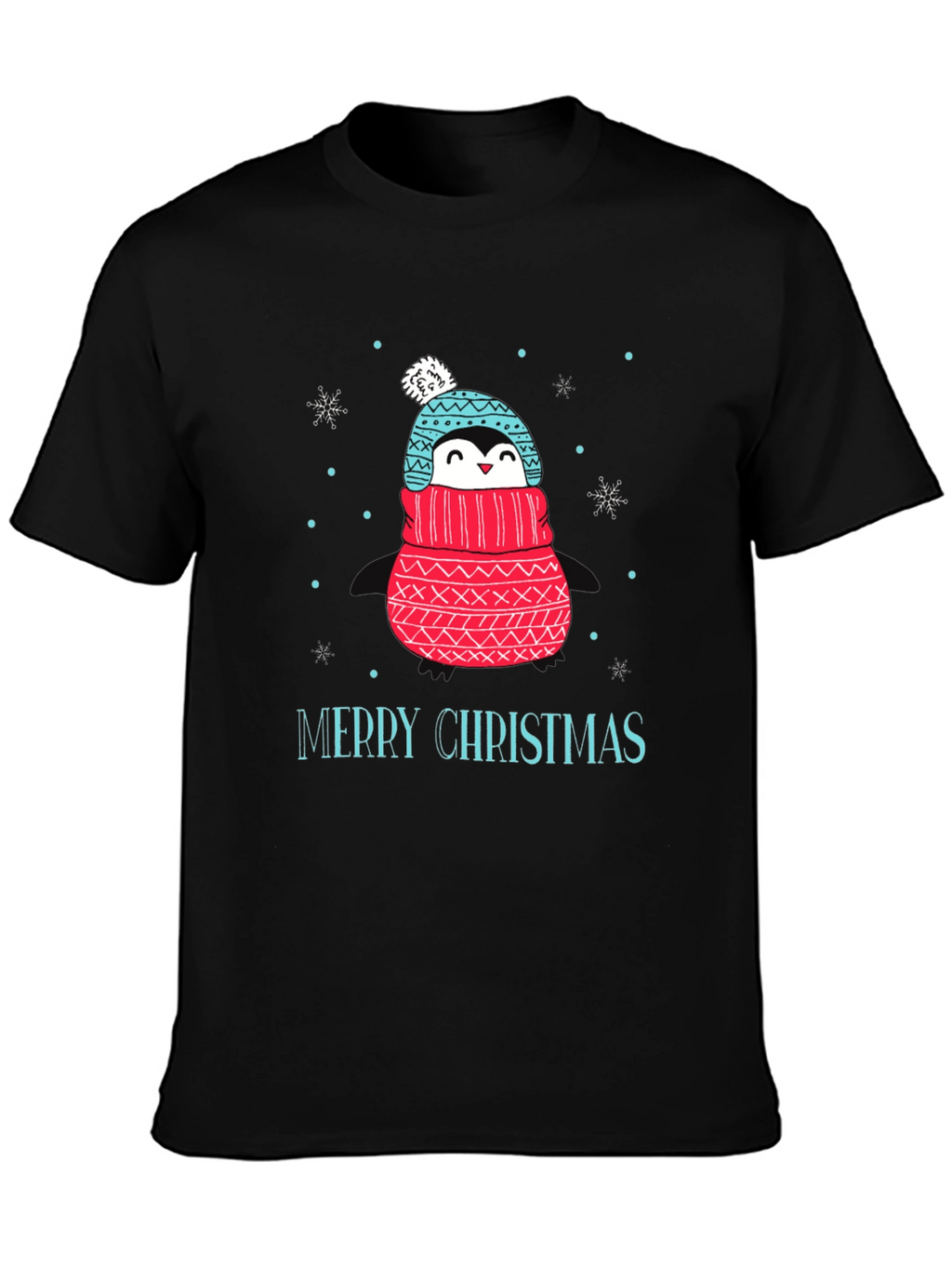 Festive Penguin Christmas T-Shirt
