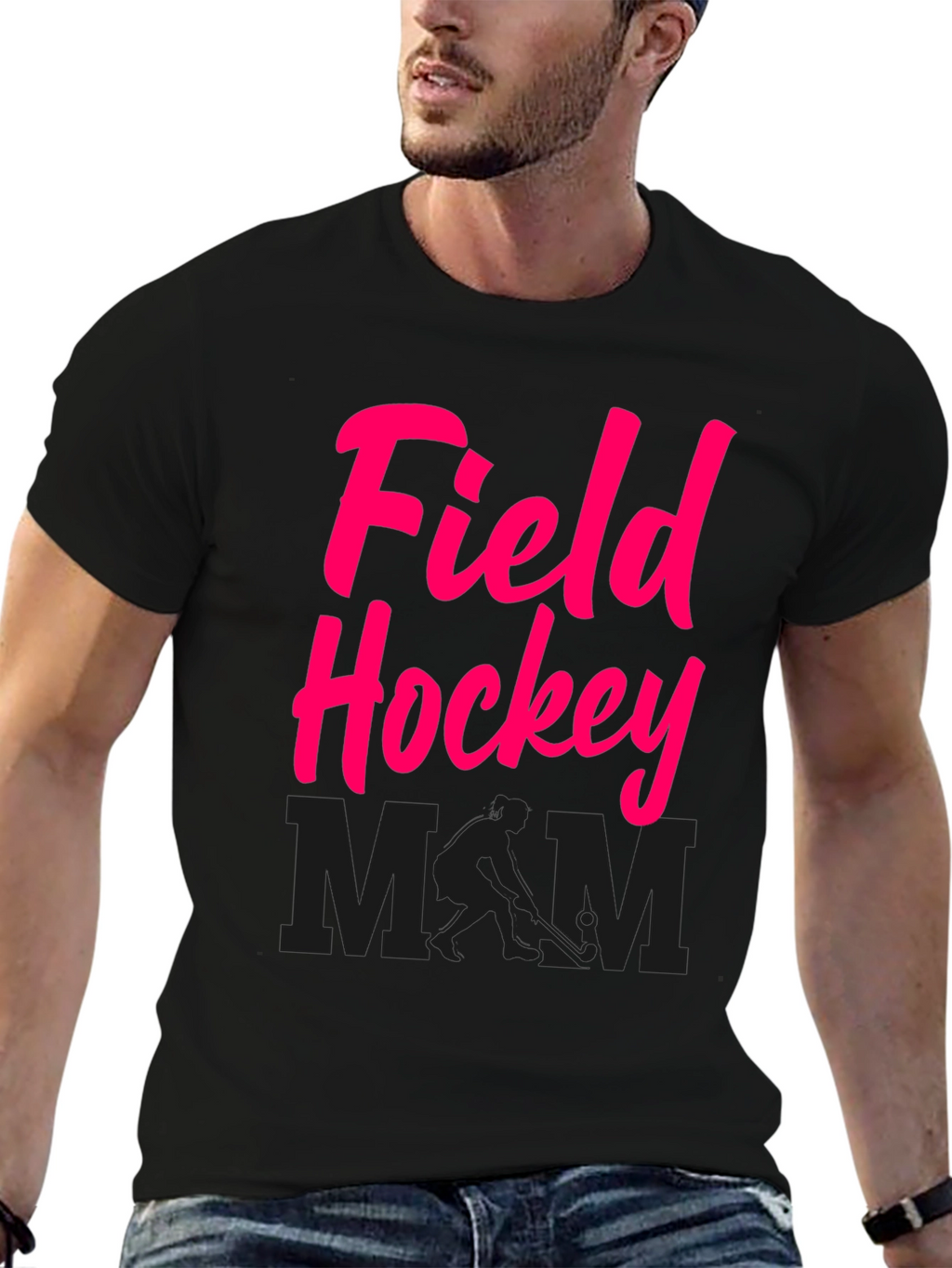 Field Hockey Mom Graphic Tee - Casual Comfort