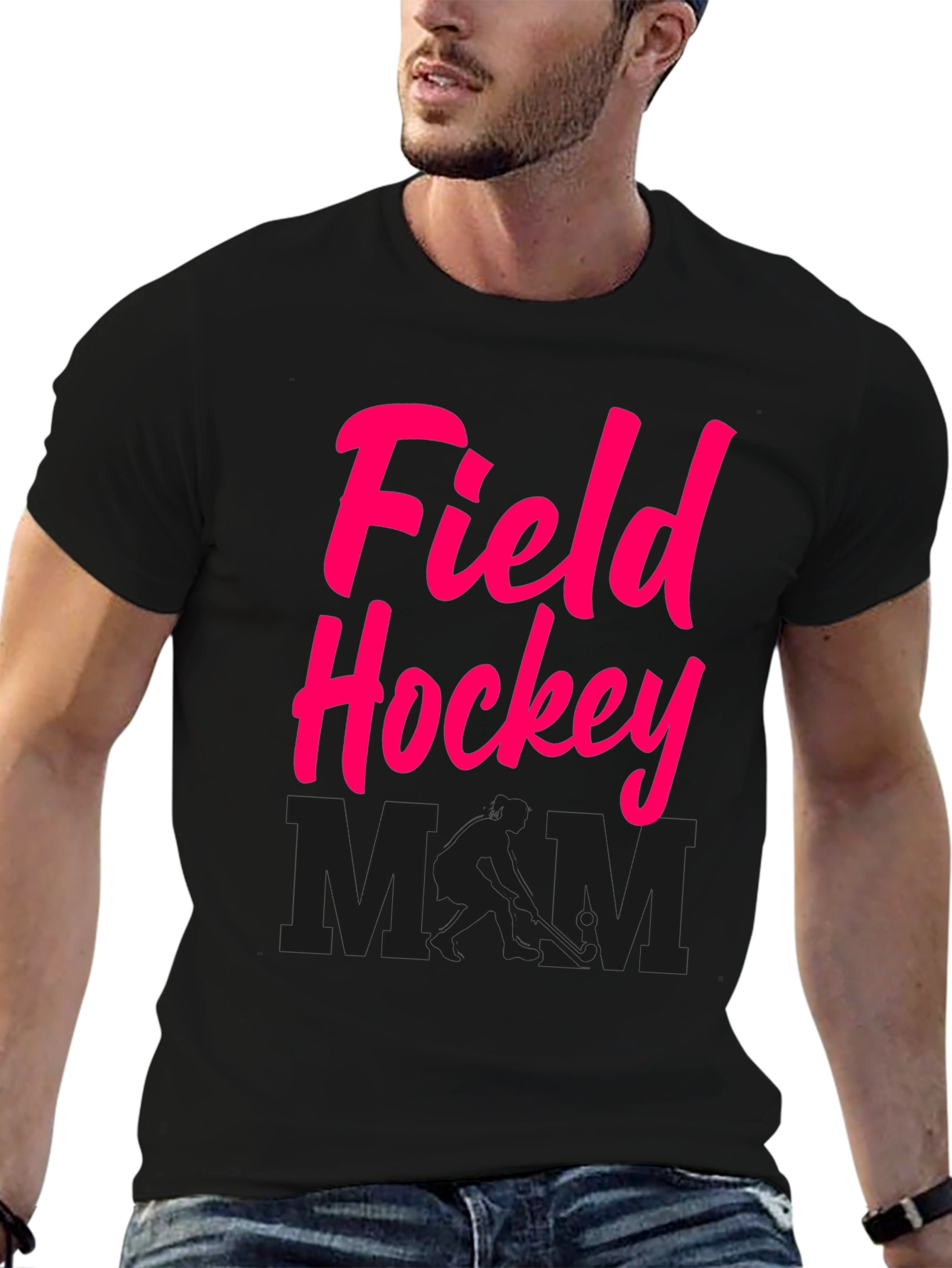 Field Hockey Mom Graphic Tee - Casual Comfort