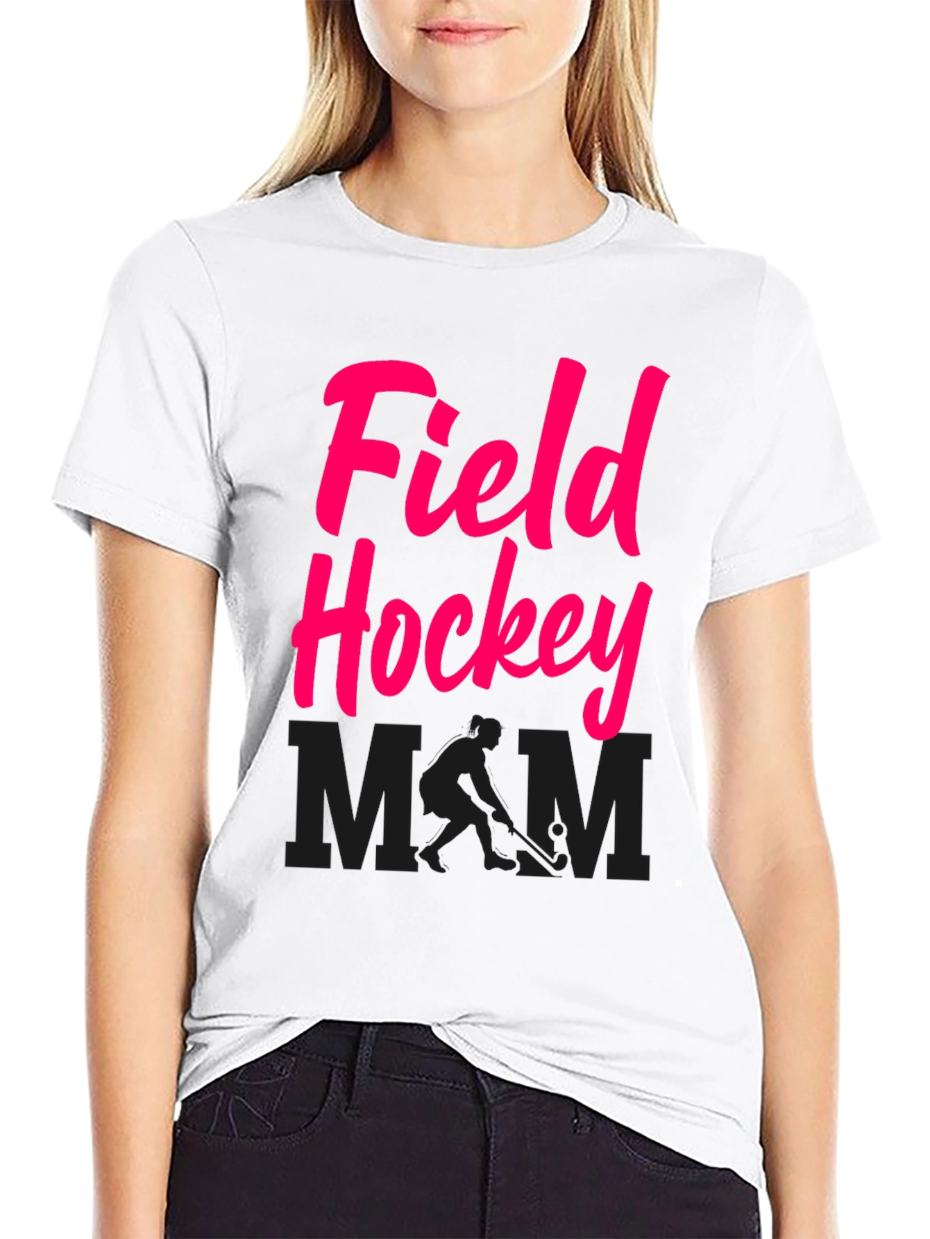 Field Hockey Mom Graphic Tee - Casual Comfort