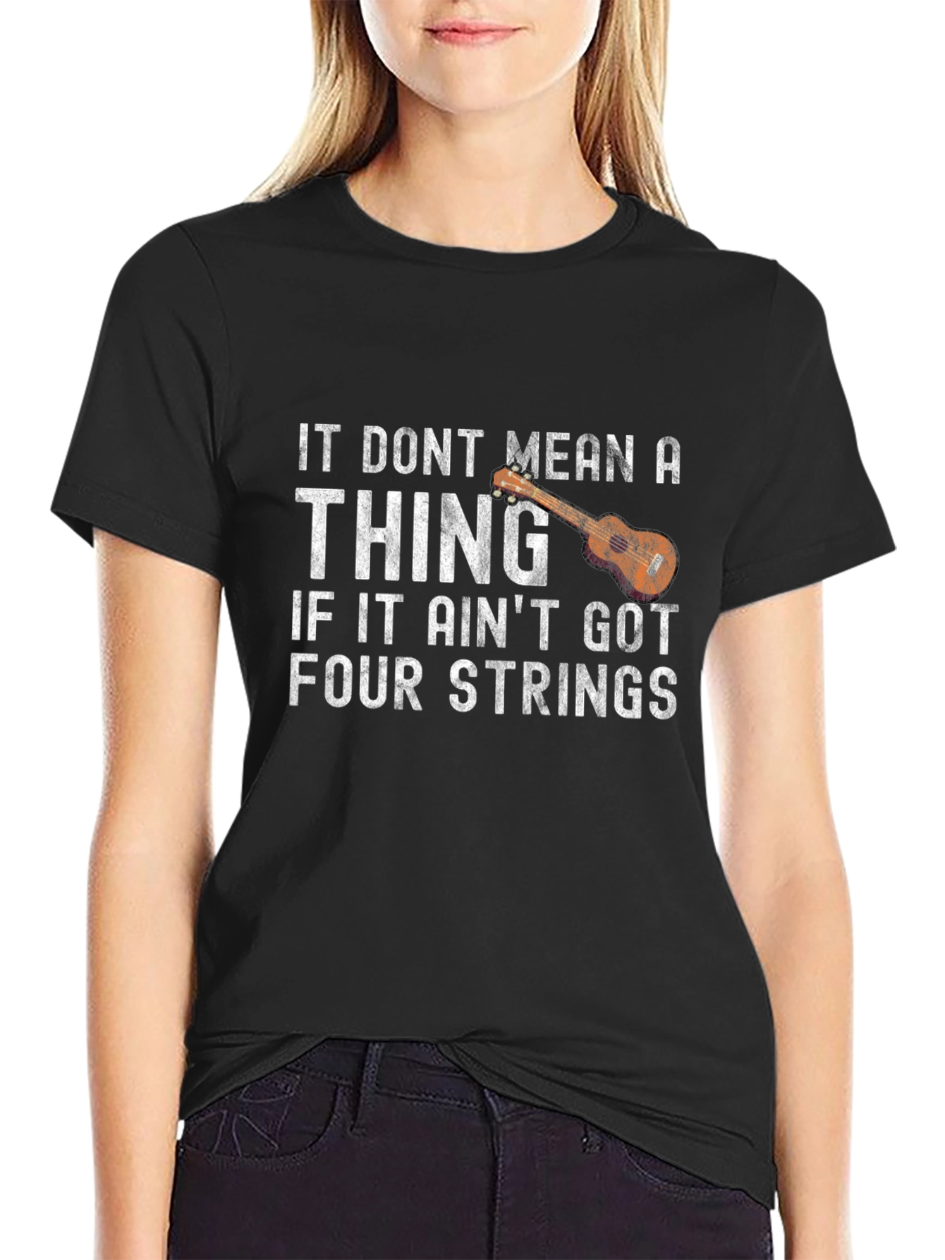 Four String Ukulele Graphic Tee