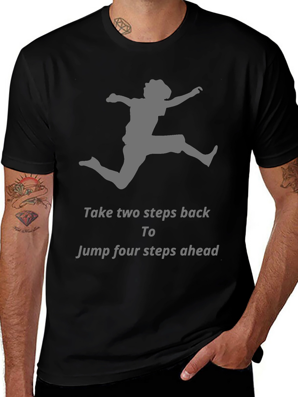 Motivational Jumper Graphic T-Shirt