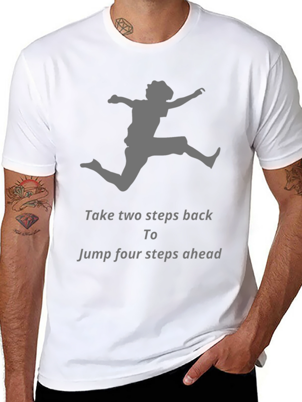 Motivational Jumper Graphic T-Shirt