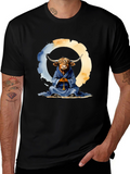 Meditating Highland Cow T-Shirt - Zen Bull Tee