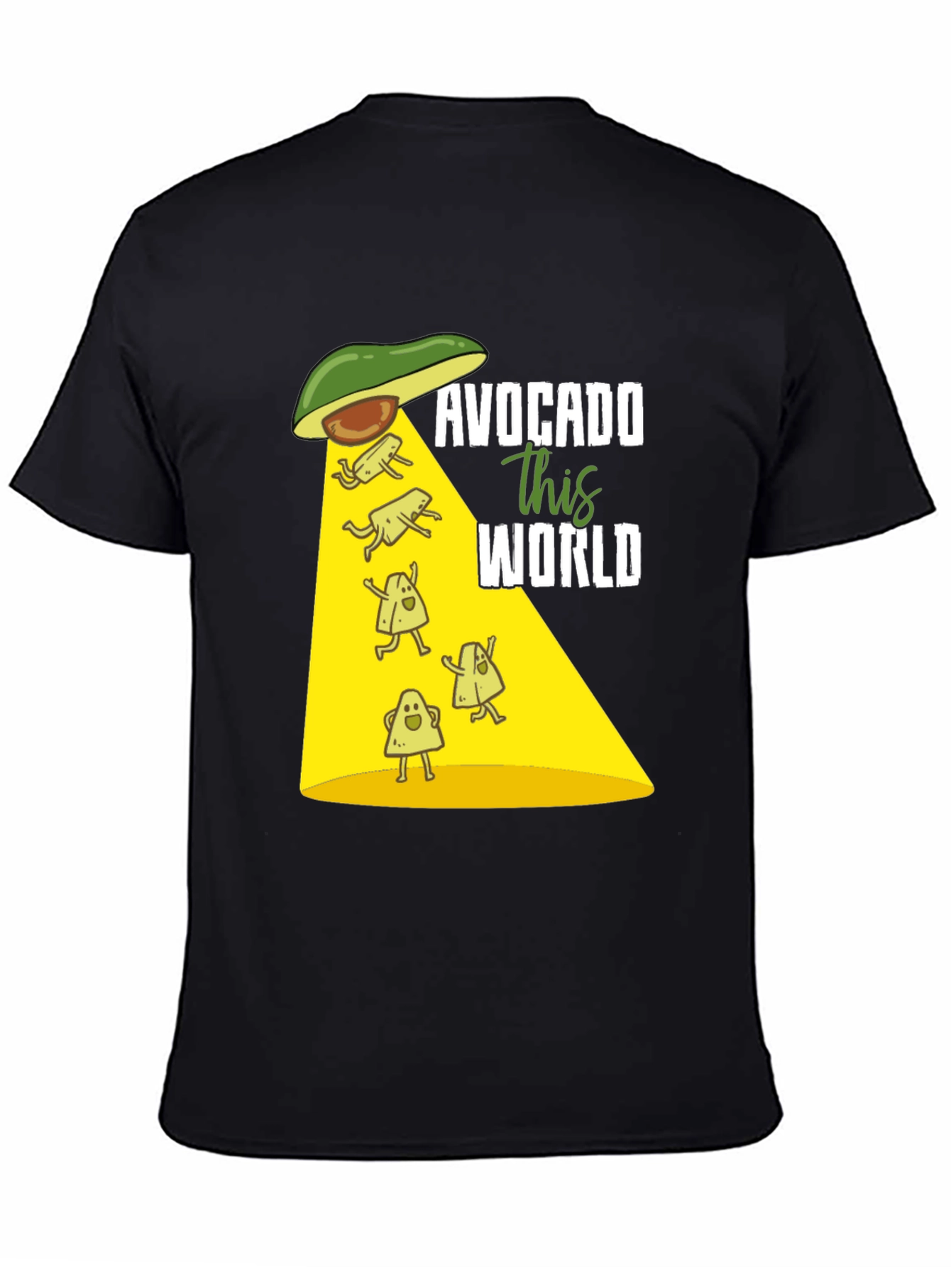 Avocado This World T-Shirt - Funny Alien Abduction Tee