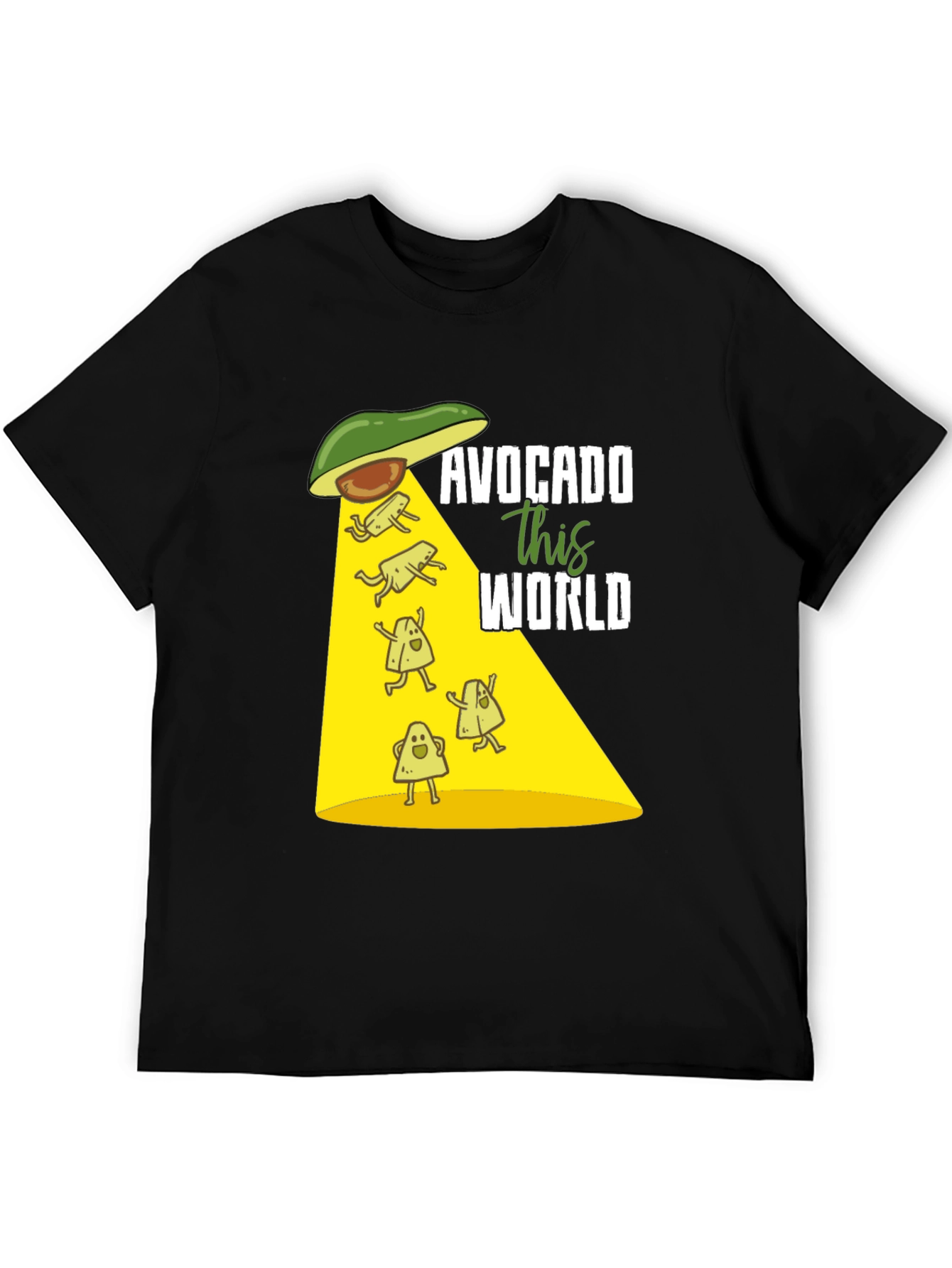 Avocado This World T-Shirt - Funny Alien Abduction Tee