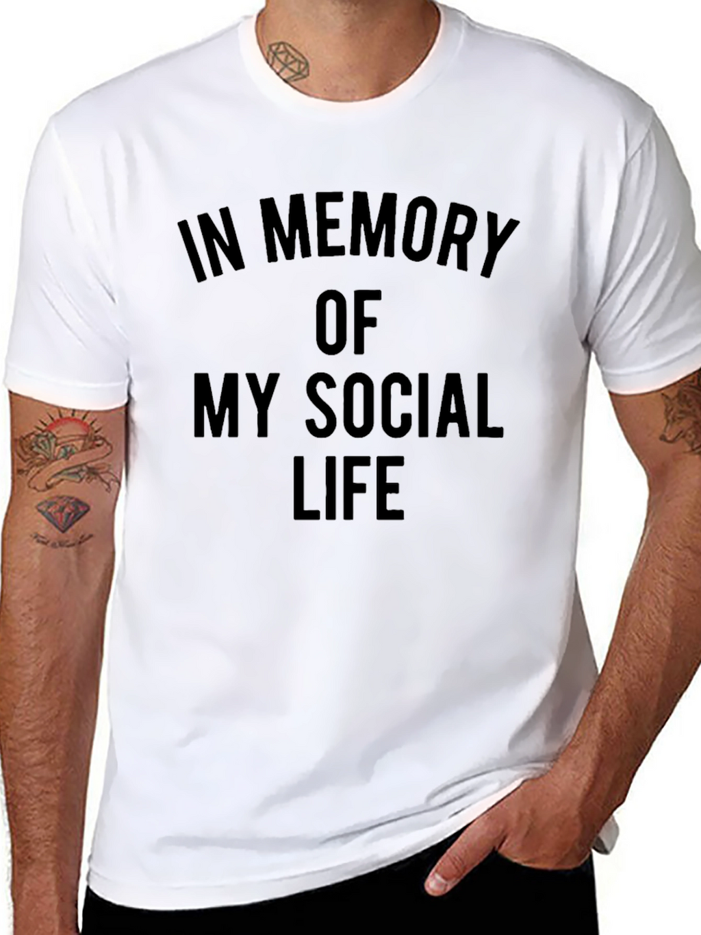 In Memory of My Social Life T-Shirt