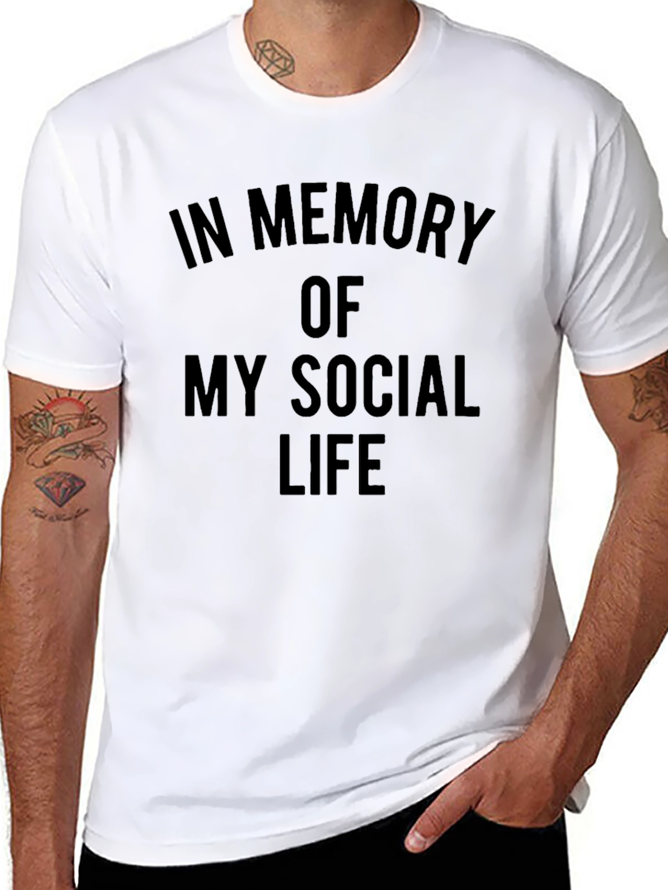 In Memory of My Social Life T-Shirt