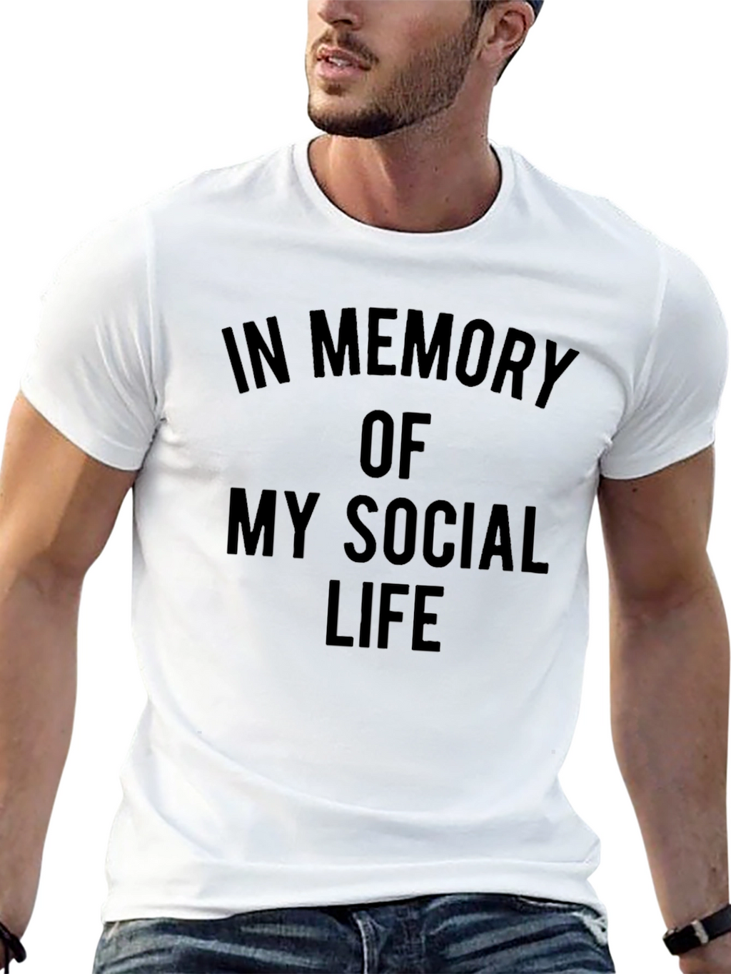 In Memory of My Social Life T-Shirt